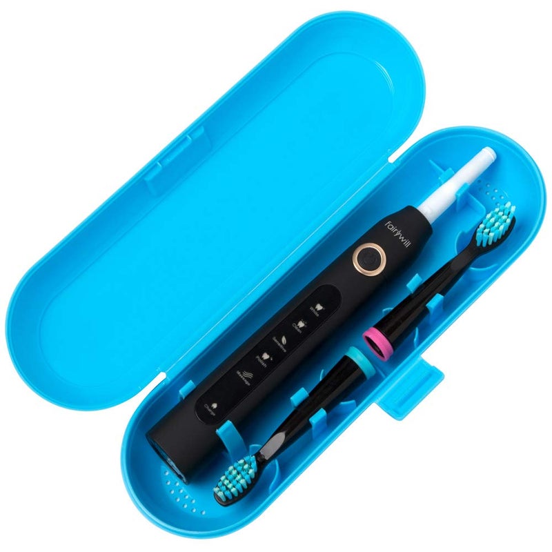 Nincha Plastic Electric Toothbrush Travel Case for Fairywill/TEETHEORY/Seago/Dnsly Series Sonic Electric Toothbrush, Blue - Image 1